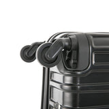 InUSA VASTY Luggage with Spinner Wheels | Durable Lightweight Hardside Suitcase, Travel Bag with Handle and Trolley, 28 - Inch Large Checked Luggage | Black