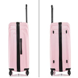 InUSA VASTY Luggage with Spinner Wheels | Durable Lightweight Hardside Suitcase, Travel Bag with Handle and Trolley, 28 - Inch Large Checked Luggage | Pink