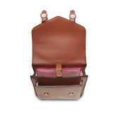 Islander HarrisTweed The Calton Backpack, Chestnut Blue Tartan