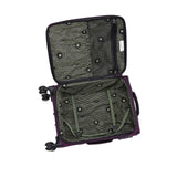 It Luggage Circulator 22" Softside Carry - On 8 Wheel Expandable Spinner, Italian Plum