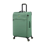 It Luggage Circulator 28" Softside Checked 8 Wheel Expandable Spinner, Hedge Green