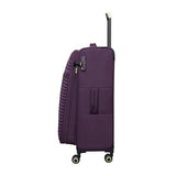 It Luggage Circulator 28" Softside Checked 8 Wheel Expandable Spinner, Italian Plum