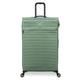It Luggage Circulator 32" Softside Checked 8 Wheel Expandable Spinner, Hedge Green