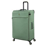 It Luggage Circulator 32" Softside Checked 8 Wheel Expandable Spinner, Hedge Green