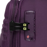 It Luggage Circulator 32" Softside Checked 8 Wheel Expandable Spinner, Italian Plum
