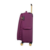 It Luggage Glimmering 22" Softside Carry - On 8 Wheel Expandable Spinner, Amaranth