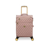 It Luggage Glimmering 22" Softside Carry-On 8 Wheel Expandable Spinner, Mink Gold