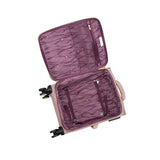 It Luggage Glimmering 22" Softside Carry-On 8 Wheel Expandable Spinner, Mink Gold