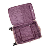 It Luggage Glimmering 28" Softside Checked 8 Wheel Expandable Spinner, Mink Gold