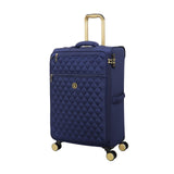 It Luggage Glimmering 28" Softside Checked 8 Wheel Expandable Spinner, Ocean Cavern