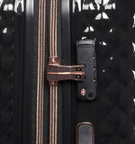 It Luggage Glitzy 27" Hardside Checked 8 Wheel Expandable Spinner, Black