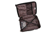 It Luggage Glitzy 27" Hardside Checked 8 Wheel Expandable Spinner, Metallic Rose Gold