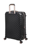 It Luggage Glitzy 31" Hardside Checked 8 Wheel Expandable Spinner, Black