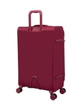 It Luggage Lustrous Luxe 3 Piece Softside 8 Wheel Spinner Set, French Port