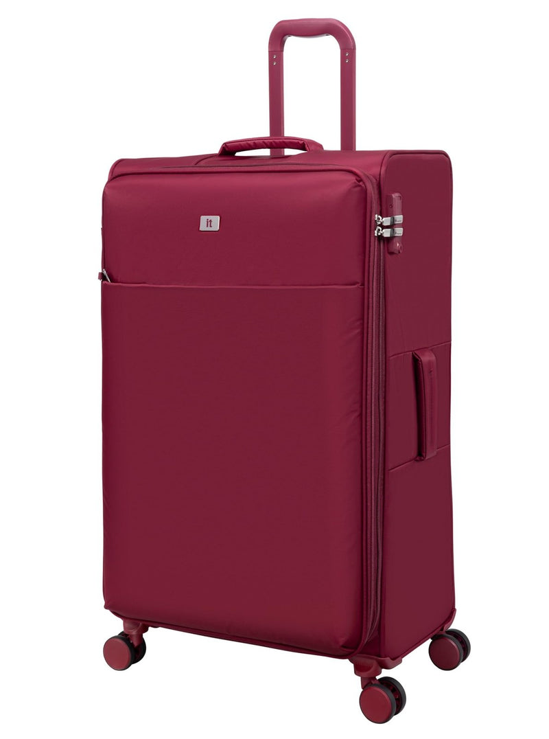 It Luggage Lustrous Luxe 32" Softside Checked 8 Wheel Spinner, French Port