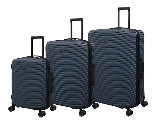 it luggage Precursor Titan 3 Piece Hardside 8 Wheel Expandable Spinner Set, Majolica Blue