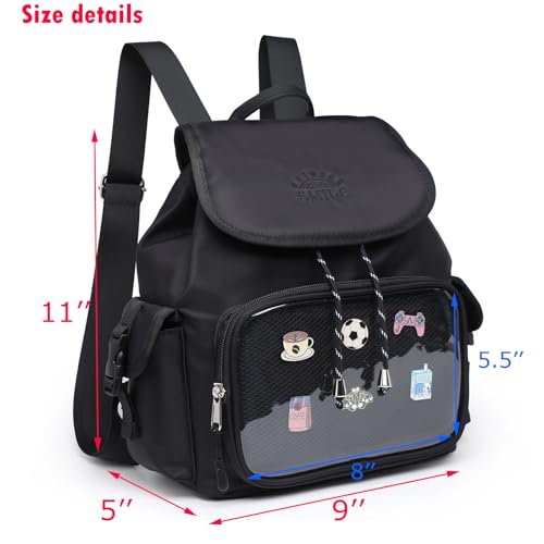 Ita Backpack Pin Display Kawaii Daypack For Women Pin Collectors