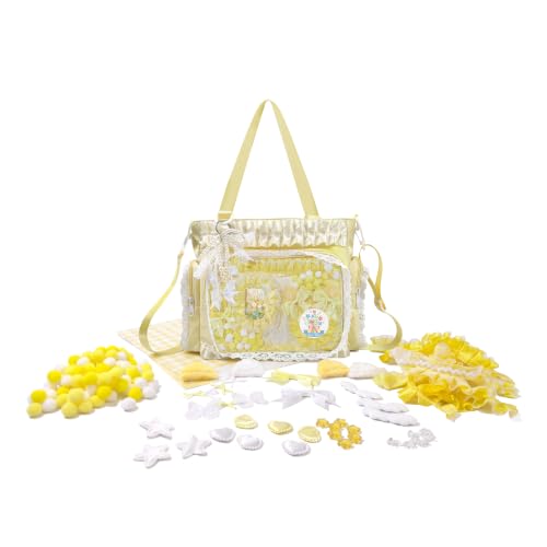 Ita Bag,DIY Pin Display Bag with Insert and Accessories,4 Color Anime Kawaii Ita Crossbody Purse with Adjustable Straps,Lace Cute | Backpacks4Less