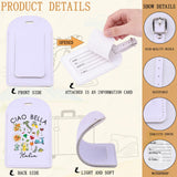 Italy Travel Baggage Bag Ciao Bella Italia Inspire Luggage Tag Italian Food Lover Gift Italy Vacation Souvenir Baggage Tag (CiaoItalia - tag)