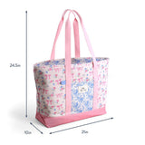 Itzy Ritzy Canvas Mom Tote (Ribbons & Bows)