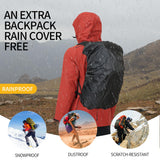 IX INOXTO Hiking Backpack for Men and Women, 30L Waterproof Camping Backpack with 3L Water Bladder and Rain Cover, Lightweight Outdoor Sport Travel Daypack Rucksack for Climbing Cycling (Light gray)