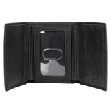 J. Buxton Dakota Three-Fold Black