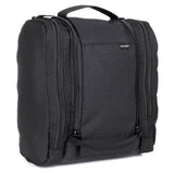 J. Buxton Double Zip Hanging Kit Black