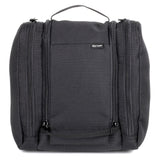 J. Buxton Double Zip Hanging Kit Black