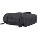 J. Buxton Double Zip Hanging Kit Black
