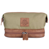 J. Buxton Expedition II Huntington Gear Bottom Zip Travel Kit Olive