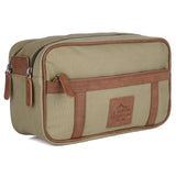 J. Buxton Expedition II Huntington Gear Double Zip Travel Kit Olive