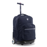 J World New York Sunrise Rolling Backpack, Black, One Size | Backpacks4Less