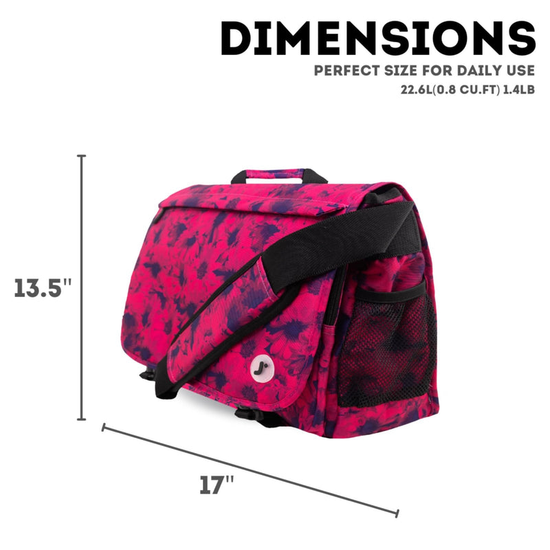 J World New York Thomas Laptop Messenger Bag for Women. Girls Computer Bookbag, Bellis