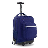 J World Sundance Laptop Rolling Backpack for Girls Boys. Roller Bookbag with Wheels, 20 Inch, Navy | Backpacks4Less