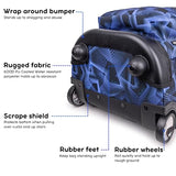 J World Sunrise Kids Rolling Backpack for Girls Boys. Roller Bookbag With Wheels For School, Disco