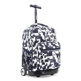 J World Sunrise Kids Rolling Backpack with Wheels for Girls Boys, Roller Bookbag for School, 18 x 13 x 9 Inches, Camo | Backpacks4Less