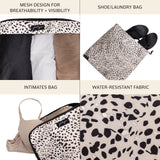 Jadyn Packing Cubes for Travel, 6 - Piece Large Packing Cube Organizer Set for Suitcase, Duffel Bag, Luggage, Multiple Sizes Travel Essentials (Cheetah Spot)