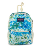 JanSport Central Adaptive Backpack – Wheelchair & Walker Compatible, Tuck - Away Shoulder Straps, Adjustable Backrest Loops & Anchor Straps, Iconic Design, Mia Brown White Flowers
