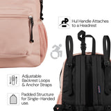 JanSport Central Adaptive Backpack – Wheelchair & Walker Compatible, Tuck - Away Shoulder Straps, Adjustable Backrest Loops & Anchor Straps, Iconic Design, Misty Rose