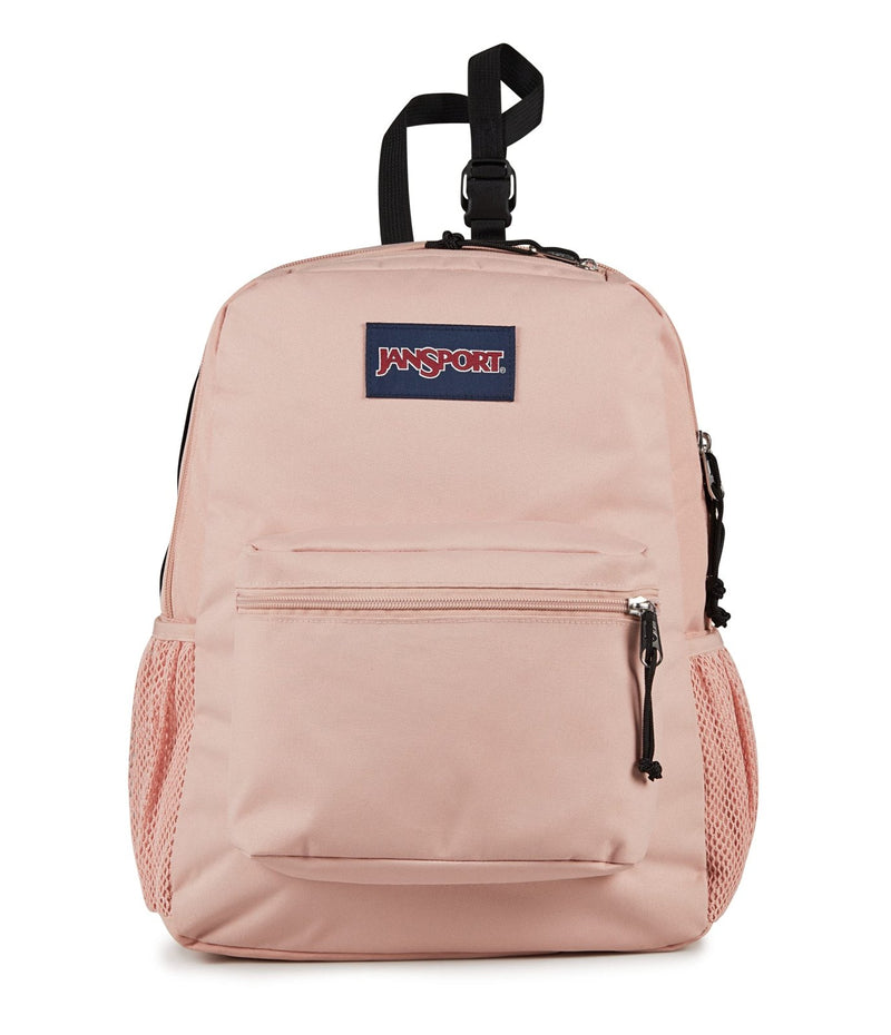 JanSport Central Adaptive Backpack – Wheelchair & Walker Compatible, Tuck - Away Shoulder Straps, Adjustable Backrest Loops & Anchor Straps, Iconic Design, Misty Rose
