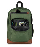 JanSport Cool Backpack with 15 - inch Laptop Sleeve, Large Computer Bag Rucksack with 2 Compartments, Ergonomic Straps, Cargo Green
