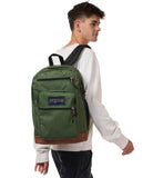 JanSport Cool Backpack with 15 - inch Laptop Sleeve, Large Computer Bag Rucksack with 2 Compartments, Ergonomic Straps, Cargo Green