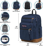 JanSport Cool Backpack with 15 - inch Laptop Sleeve, Large Computer Bag Rucksack with 2 Compartments, Ergonomic Straps, Faded Sage