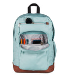 JanSport Cool Backpack with 15 - inch Laptop Sleeve, Large Computer Bag Rucksack with 2 Compartments, Ergonomic Straps, Faded Sage