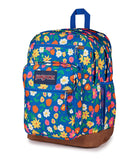 JanSport Cool Backpack with 15 - inch Laptop Sleeve, Large Computer Bag Rucksack with 2 Compartments, Ergonomic Straps, Flower Market