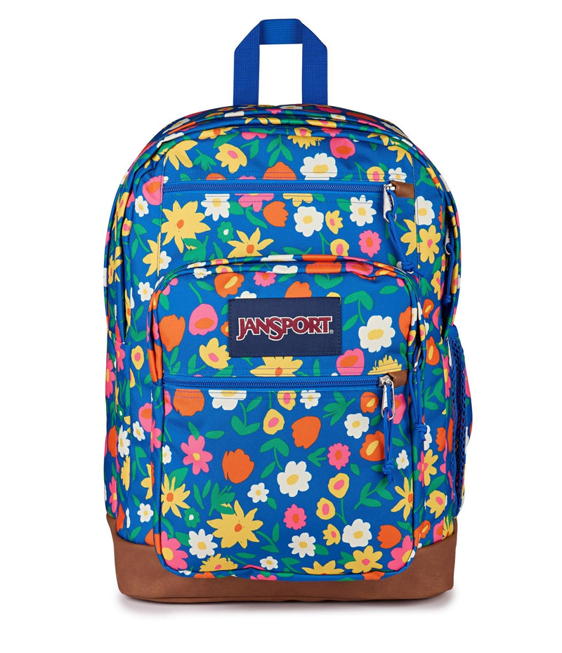 JanSport Cool Backpack with 15 - inch Laptop Sleeve, Large Computer Bag Rucksack with 2 Compartments, Ergonomic Straps, Flower Market