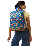 JanSport Cool Backpack with 15 - inch Laptop Sleeve, Large Computer Bag Rucksack with 2 Compartments, Ergonomic Straps, Flower Market