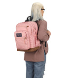 JanSport Cool Backpack, with 15 - inch Laptop Sleeve - Large Computer Bag Rucksack with 2 Compartments, Ergonomic Straps, Misty Rose