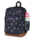 JanSport Cool Backpack with 15 - inch Laptop Sleeve, Large Computer Bag Rucksack with 2 Compartments, Ergonomic Straps, Pastel Petals - Black