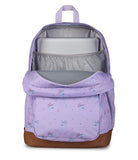 JanSport Cool Backpack with 15 - inch Laptop Sleeve, Large Computer Bag Rucksack with 2 Compartments, Ergonomic Straps, Pastel Petals - Lilac